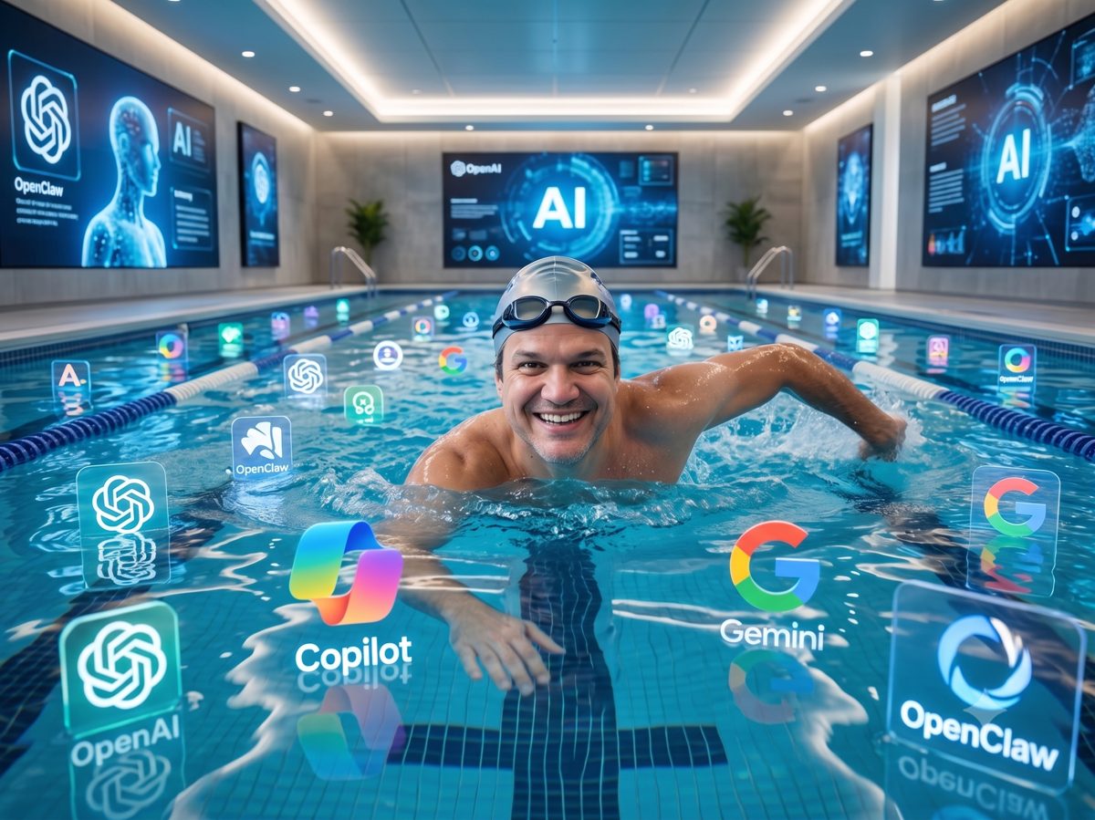 I Use AI to Swim