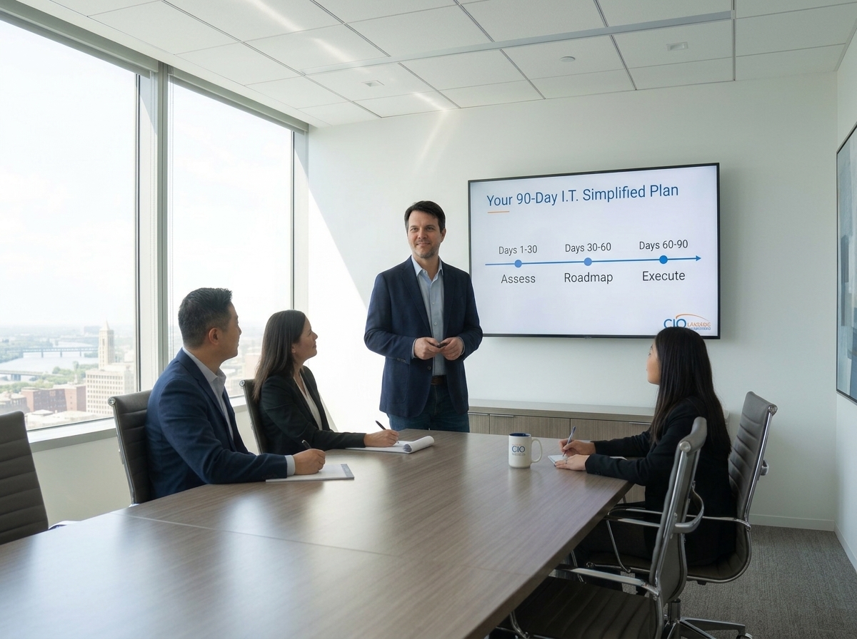 What a Virtual CIO Actually Does for a Small Business (No Jargon)
