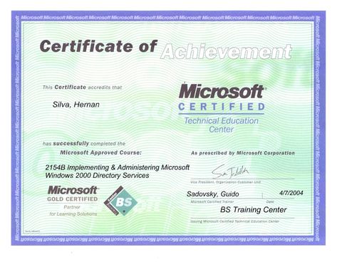 Administering Microsoft Windows 2000 Directory Services (2148B)
