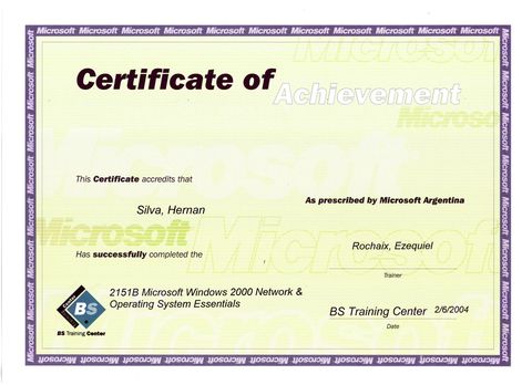 Windows 2000 Network & Operating System Essentials (2151B)