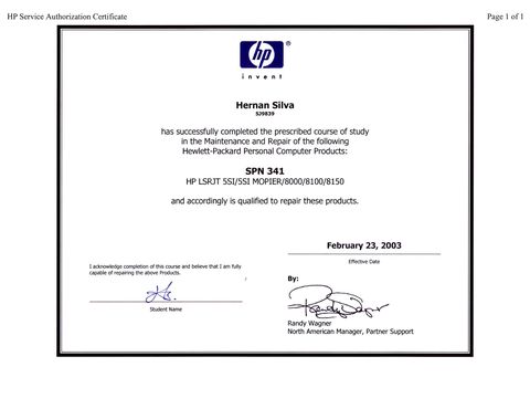 HP DesignJet / Plotters (SPN 341)