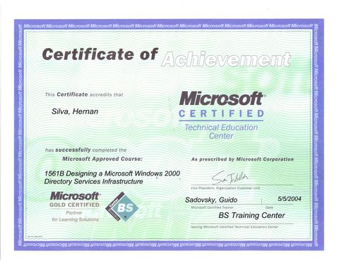Designing a Windows 2000 Directory Services Infrastructure (1561B)
